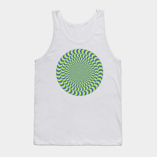 Rotating Snakes Illusion Tank Top